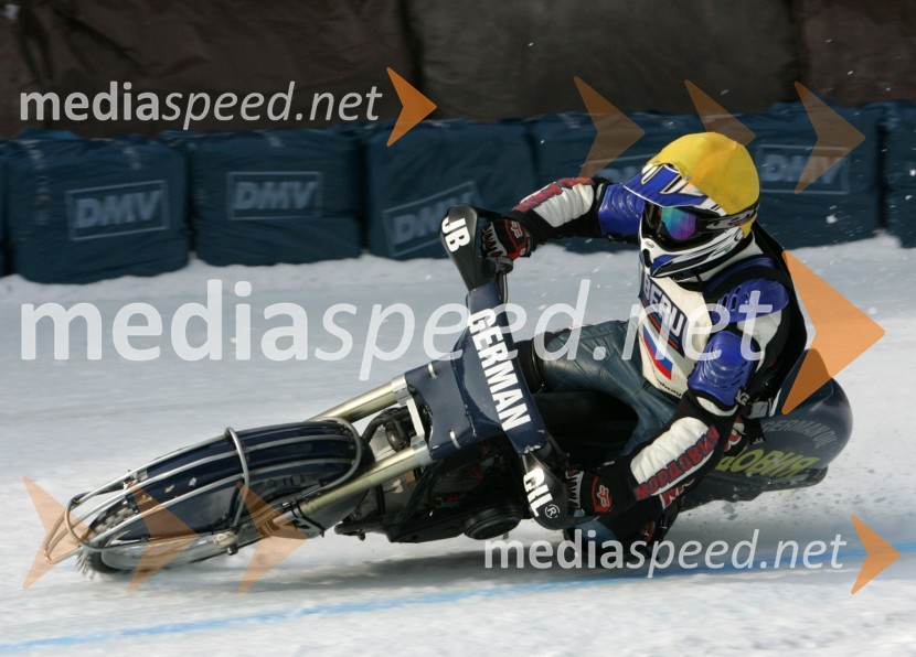 Younir Bazeev (Rusija)SPEEDWAY NA LEDU, polfinale svetovnega prvenstva posameznikov, 2. dirka