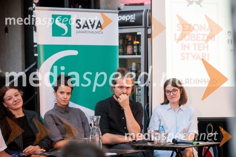  Ana Duša, pisateljica;  Tjaša Črnigoj, režiserka;  Žiga  Divjak, režiser;  Sabrina  Železnik, zavod EmanatPredstavitev 68. sezone Slovenskega mladinskega gledališča Ljubljana