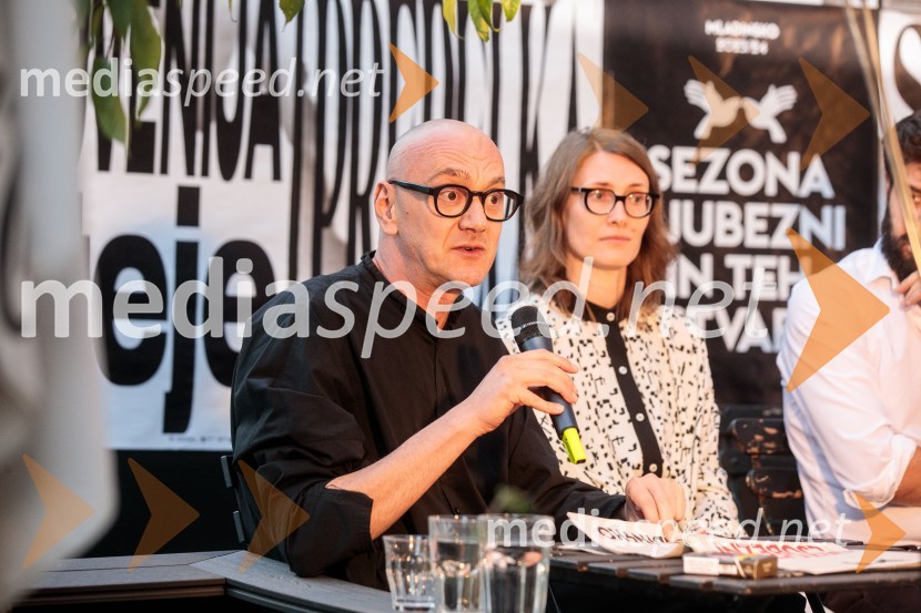  Goran Injac, umetniški vodja, Slovensko mladinsko gledališče;  Urška Brodar, dramaturginja, Slovensko mladinsko gledališčePredstavitev 68. sezone Slovenskega mladinskega gledališča Ljubljana