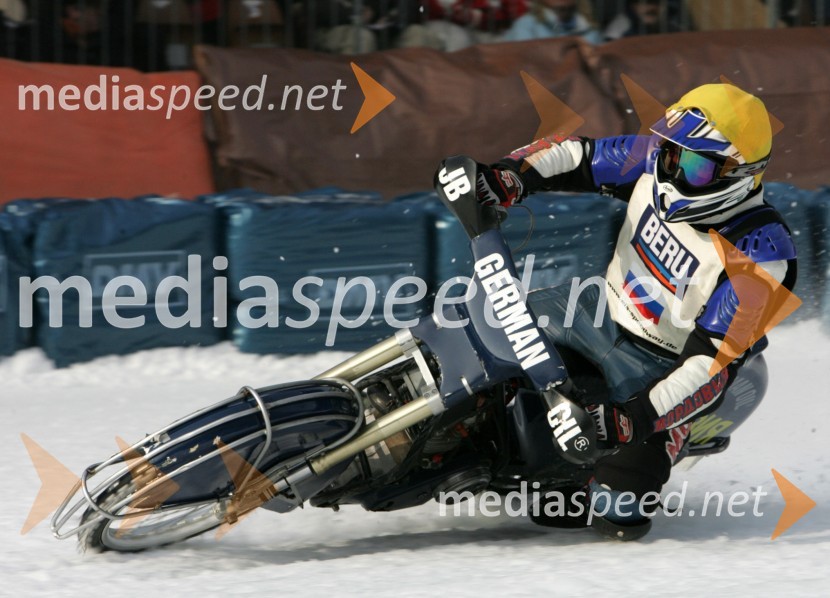 Younir Bazeev (Rusija)SPEEDWAY NA LEDU, polfinale svetovnega prvenstva posameznikov, 2. dirka