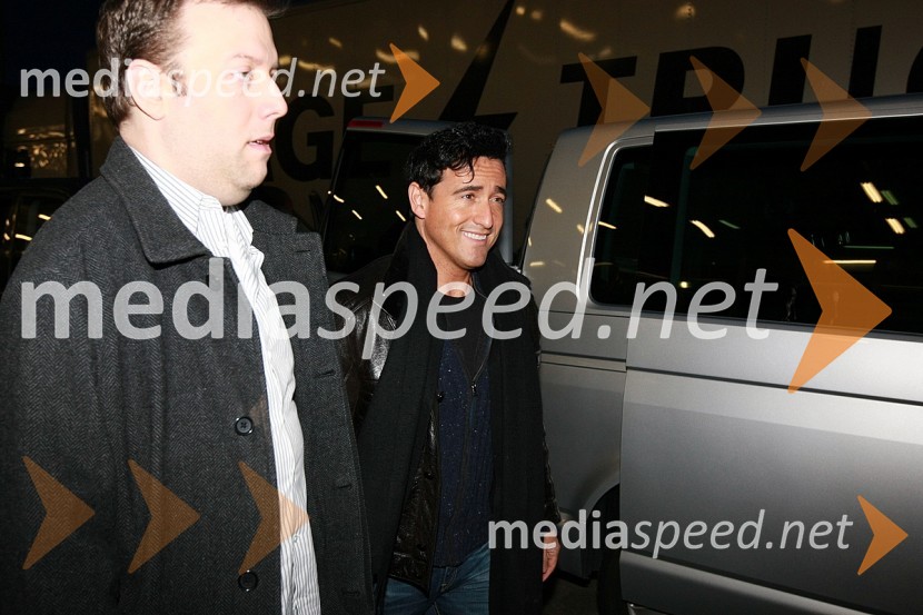 Carlos Marin, član skupine Il DivoIl Divo, koncert v Hali Tivoli