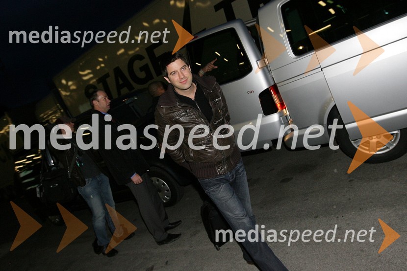 Sebastien Izambard, član skupine Il DivoIl Divo, koncert v Hali Tivoli