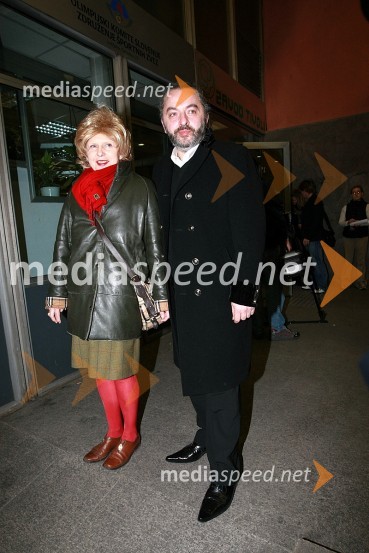 Jasmin Petan Malahovsky in Milan Gačanovič, stilistIl Divo, koncert v Hali Tivoli