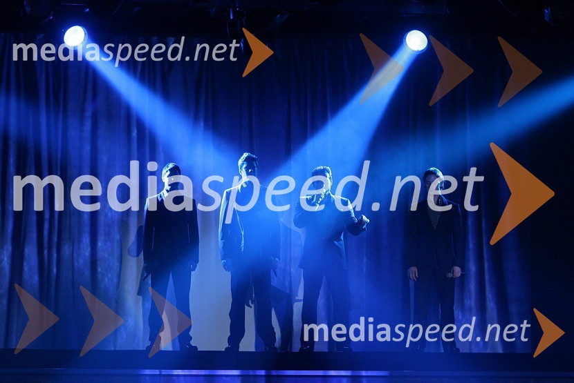 Sebastien Izambard, David Miller, Carlos Marin in Urs Buhler, skupina Il DivoIl Divo, koncert v Hali Tivoli