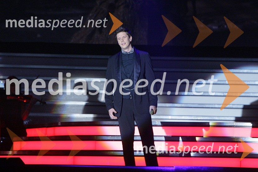 David Miller, član skupine Il DivoIl Divo, koncert v Hali Tivoli