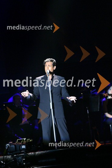 Carlos Marin, član skupine Il DivoIl Divo, koncert v Hali Tivoli