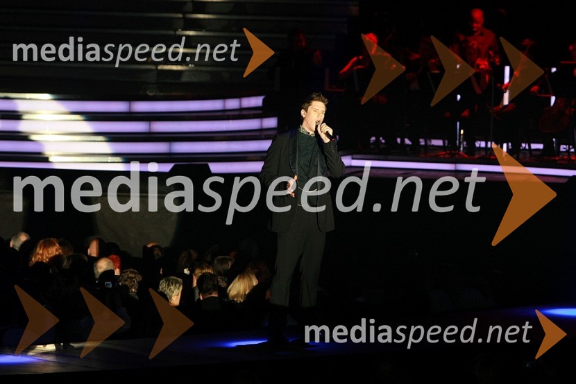 David Miller, član skupine Il DivoIl Divo, koncert v Hali Tivoli