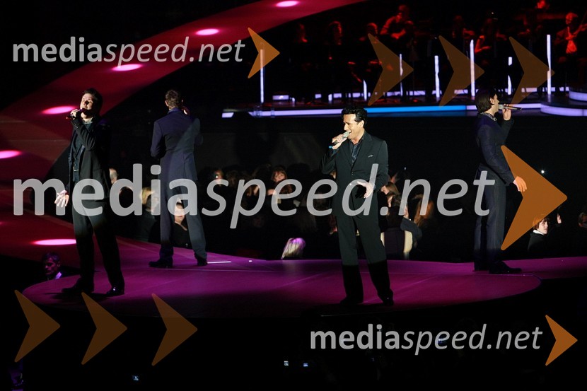 David Miller, Sebastien Izambard, Carlos Marin in Urs Buhler, skupina Il DivoIl Divo, koncert v Hali Tivoli