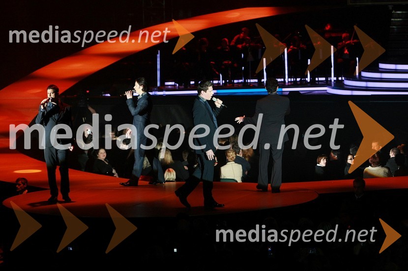 Sebastien Izambard, Urs Buhler, David Miller in Carlos Marin,   skupina Il DivoIl Divo, koncert v Hali Tivoli