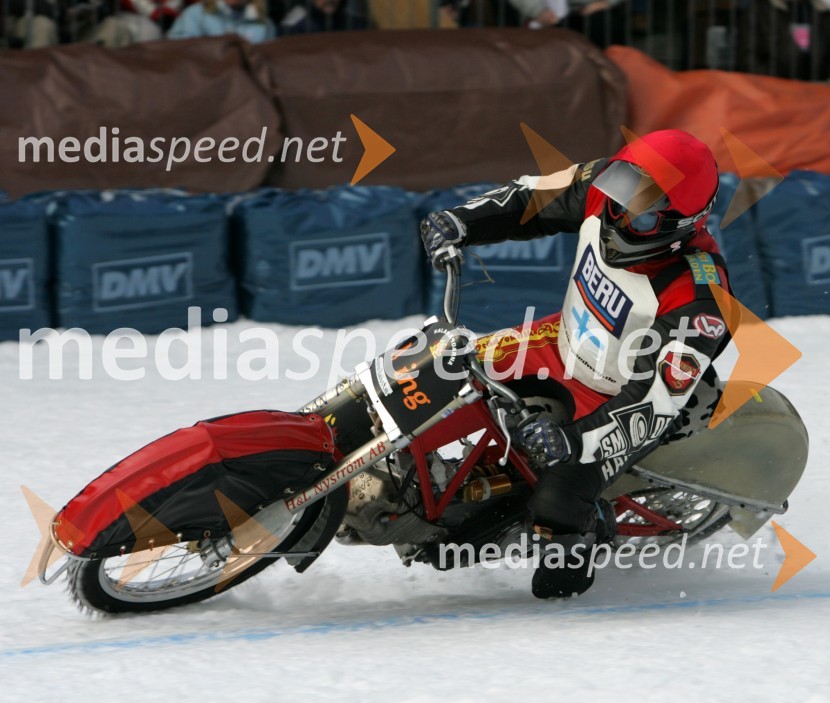 Tommy Flyktman FinskaSPEEDWAY NA LEDU, polfinale svetovnega prvenstva posameznikov, 2. dirka