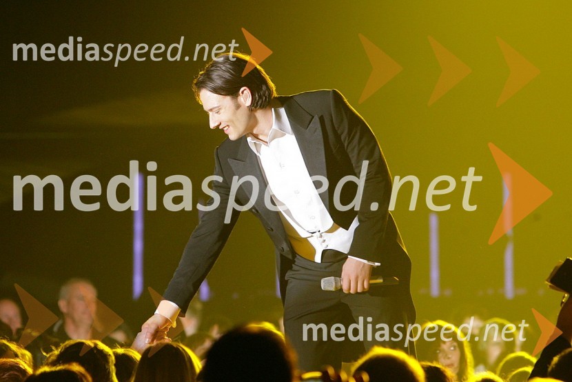 Urs Buhler, član skupine Il DivoIl Divo, koncert v Hali Tivoli