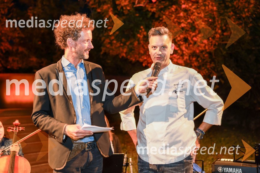  Toni Cahunek, igralec, novinar;  Tomaž Polenc, Restavracija in kavarna BrioniKranjska dolga miza 2023