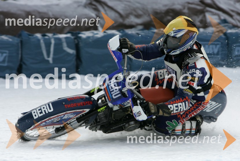 Robert Eibl (Nemčija)SPEEDWAY NA LEDU, polfinale svetovnega prvenstva posameznikov, 2. dirka