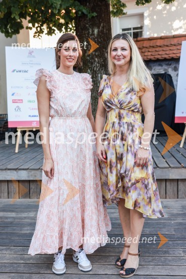  Petra Jošt Tršan, stiki z javnostjo, MOK;  Katja Štruc, vodja kabineta MO KranjKranjska dolga miza 2023