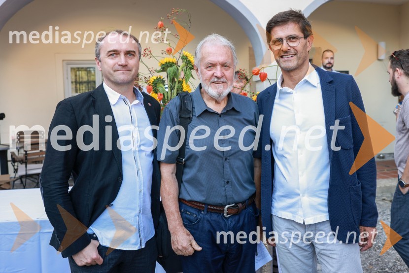  Klemen Malovrh, direktor, Zavod za turizem Kranj;  ... ;  Matjaž Rakovec, župan Mestne občine KranjKranjska dolga miza 2023