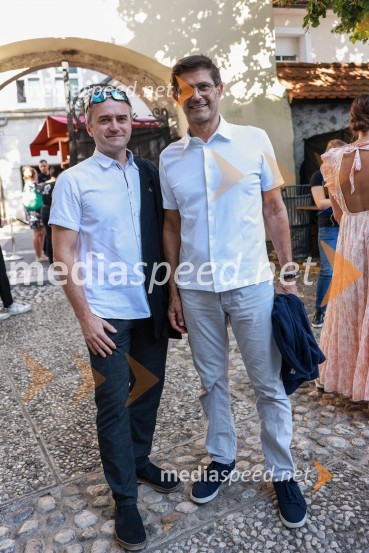  Klemen Malovrh, direktor, Zavod za turizem Kranj;  Matjaž Rakovec, župan Mestne občine KranjKranjska dolga miza 2023