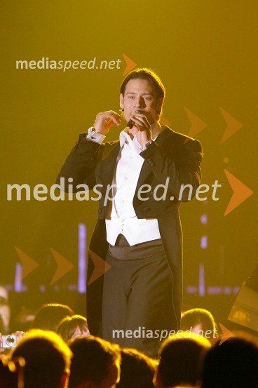 Urs Buhler, član skupine Il DivoIl Divo, koncert v Hali Tivoli