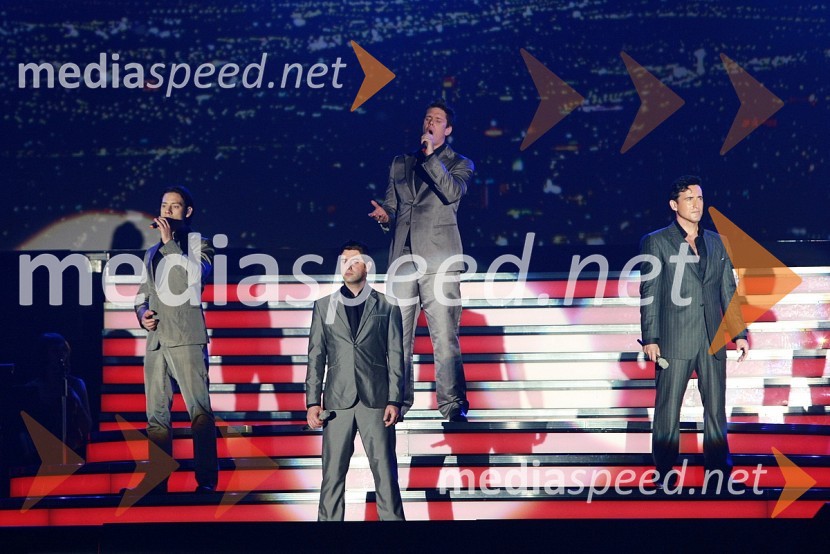 Urs Buhler, Sebastien Izambard, David Miller in Carlos Marin,  skupina Il DivoIl Divo, koncert v Hali Tivoli