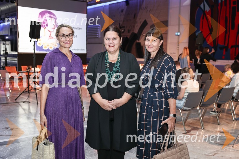  Maja Čander, kreativna direktorica, Kreativna baza;  Uršula Cetinski, generalna direktorica, Cankarjev dom;  Uršula Menih Dokl, direktorica, Kreativna bazaCankarjev dom predstavil repertoar sezone 2023/24