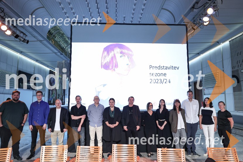  Boštjan Gorenc - Pižama, pisatelj, prevajalec, stand up komik;  Urban Stanič, pianist; mag. Aleš Drenik, vodja programa resne glasbe, opere in balet, Cankarjev dom;  Andrej Jaklič, Cankarjev dom;  Simon Popek, vodja filmskega programa Cankarjevega doma;  Uršula Cetinski, generalna direktorica, Cankarjev dom;  Bogdan Benigar, vodja programa druge glasbe, Cankarjev dom; dr. Marina Gržinić, ZRC SAZU;  Katarina Hergouth, kustosinja v Cankarjevem domu;  Barbara Rogelj, vodja humanističnega in kulturno-vzgojnega programa, Cankarjev dom;  Goran Vojnović, pisatelj, kolumnist, režiser; mag. Breda Pečovnik, direktorica kongresno komercialne dejavnosti Cankarjev dom;  Karmen Klučar, tehnična direktorica, Cankarjev domCankarjev dom predstavil repertoar sezone 2023/24