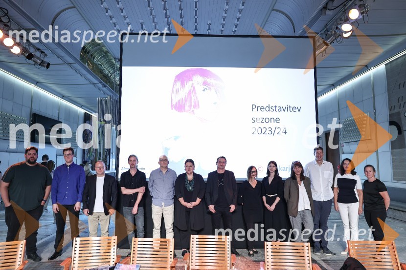  Boštjan Gorenc - Pižama, pisatelj, prevajalec, stand up komik;  Urban Stanič, pianist; mag. Aleš Drenik, vodja programa resne glasbe, opere in balet, Cankarjev dom;  Andrej Jaklič, Cankarjev dom;  Simon Popek, vodja filmskega programa Cankarjevega doma;  Uršula Cetinski, generalna direktorica, Cankarjev dom;  Bogdan Benigar, vodja programa druge glasbe, Cankarjev dom; dr. Marina Gržinić, ZRC SAZU;  Katarina Hergouth, kustosinja v Cankarjevem domu;  Barbara Rogelj, vodja humanističnega in kulturno-vzgojnega programa, Cankarjev dom;  Goran Vojnović, pisatelj, kolumnist, režiser; mag. Breda Pečovnik, direktorica kongresno komercialne dejavnosti Cankarjev dom;  Karmen Klučar, tehnična direktorica, Cankarjev domCankarjev dom predstavil repertoar sezone 2023/24