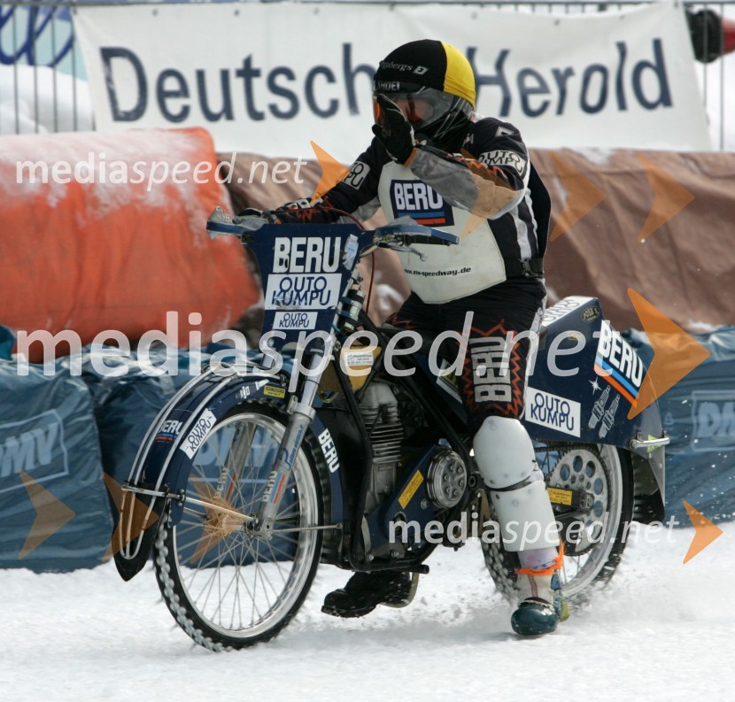 Per Olov Serenius (Švedska)SPEEDWAY NA LEDU, polfinale svetovnega prvenstva posameznikov, 2. dirka