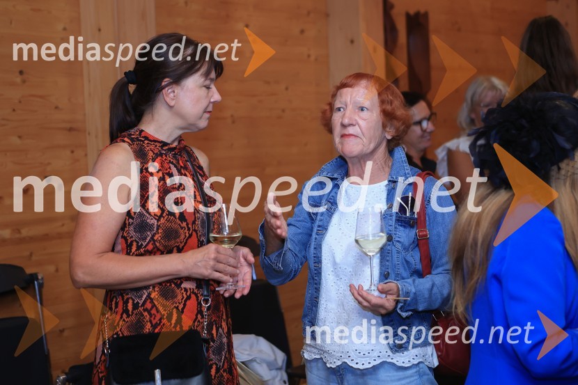 Dr. Alenka Zupančič gostja v skednju Škrabčeve domačije