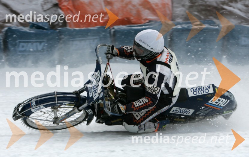 Per Olov Serenius (Švedska)SPEEDWAY NA LEDU, polfinale svetovnega prvenstva posameznikov, 2. dirka