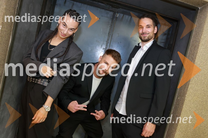  Mia Puhar Rodin - Masayah, pevka;  Michael Leopold- Leopold I., glasbenik;  Vid Turica, glasbenikFrišno/Fresh, dan nove slovenske glasbe 2023