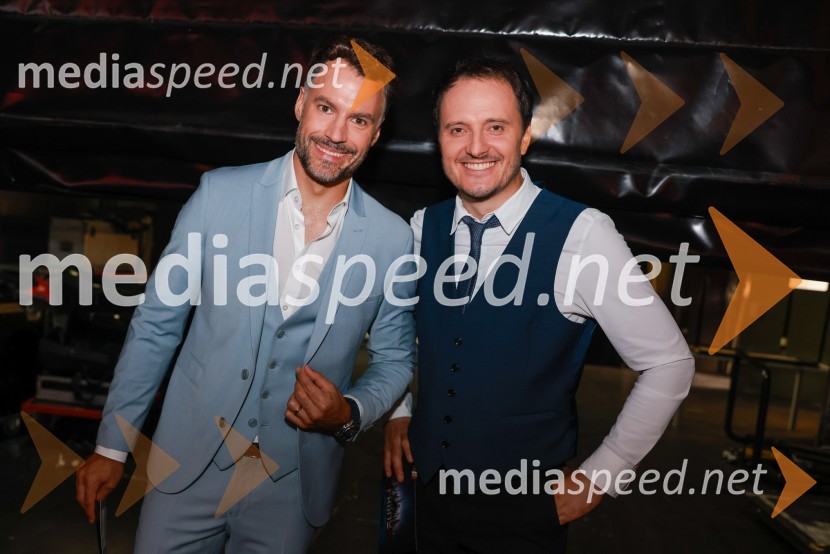  David Urankar, televizijski voditelj, maneken;  Blaž Švab, pevec, skupina ModrijaniFrišno/Fresh, dan nove slovenske glasbe 2023