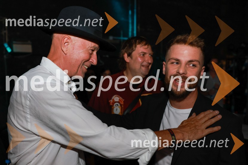  Vlado Kreslin, glasbenik;  Gregor Stermecki, urednik, Radio Maribor;  Michael Leopold- Leopold I., glasbenikFrišno/Fresh, dan nove slovenske glasbe 2023