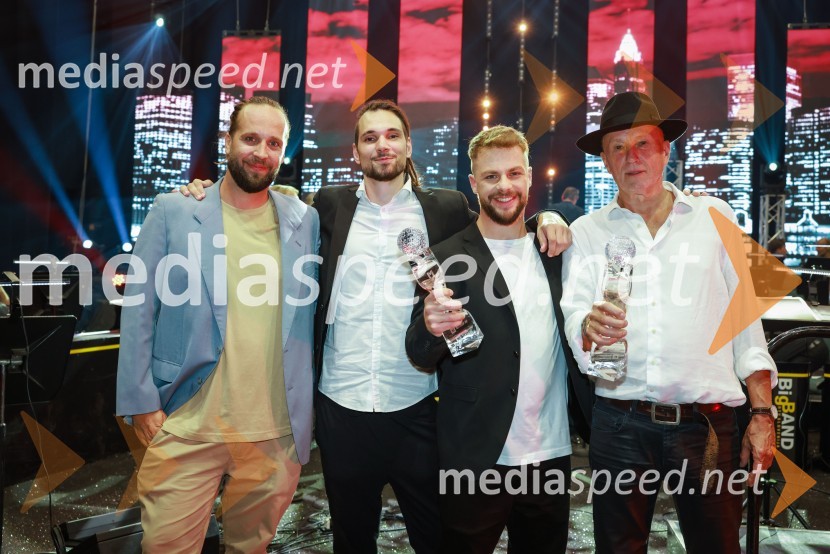  Marko Kocjan - Emkej, glasbenik;  Vid Turica, glasbenik;  Michael Leopold- Leopold I., glasbenik;  Vlado Kreslin, glasbenikFrišno/Fresh, dan nove slovenske glasbe 2023