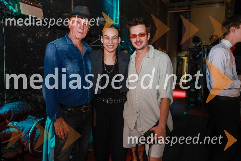  Vlado Kreslin, glasbenik;  Mia Puhar Rodin - Masayah, pevka;  Gregor  Strasbergar, glasbena skupina MRFYFrišno/Fresh, dan nove slovenske glasbe 2023