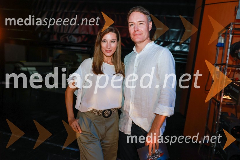  Erika Žnidaršič, TV voditeljica;  Saša Krajnc, TV Voditelj, RTVFrišno/Fresh, dan nove slovenske glasbe 2023