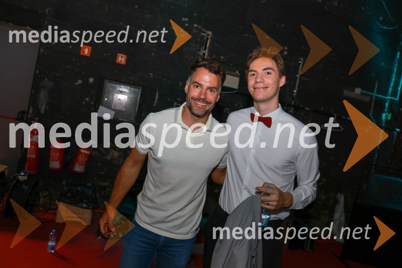  David Urankar, televizijski voditelj, maneken;  Filip Vidušin, glasbena skupina LPSFrišno/Fresh, dan nove slovenske glasbe 2023