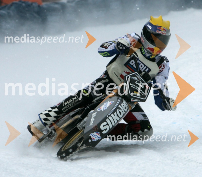 Franz Zorn (Avstrija)SPEEDWAY NA LEDU, polfinale svetovnega prvenstva posameznikov, 2. dirka