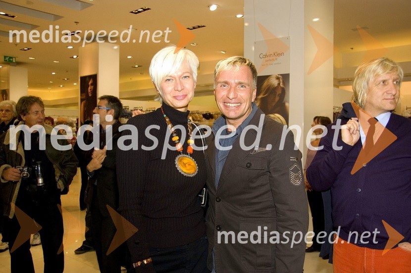 Barbra Drnač, plesna novinarka in urednica oddaje Parada plesa, in Igor Jelen - Iggy, lastnik plesnega studia IgenEtam, modna revija v Emporiumu