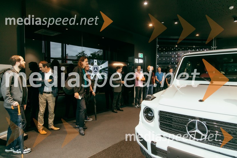 Otvoritev prenovljenega prodajnega salona Mercedes-Benz