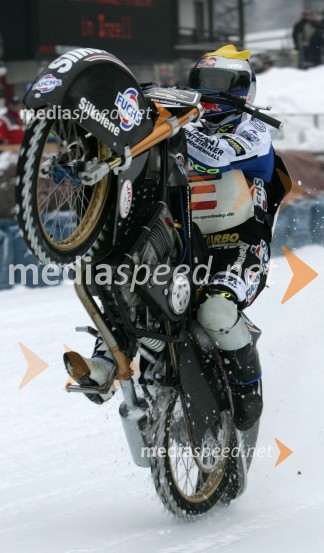 Franz Zorn (Avstrija)SPEEDWAY NA LEDU, polfinale svetovnega prvenstva posameznikov, 2. dirka