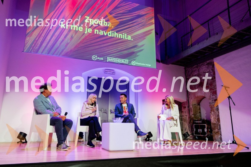  Andrej Blatnik, pisatelj; dr. Ljubica Marjanovič Umek, psihologinja;  Bruno Šimleša, priznani hrvaški pisec literature s področja popularne psihologije in duhovnosti;  Bernarda Žarn, voditeljicaSrečanje z Navdihovalci v Mladinski knjigi