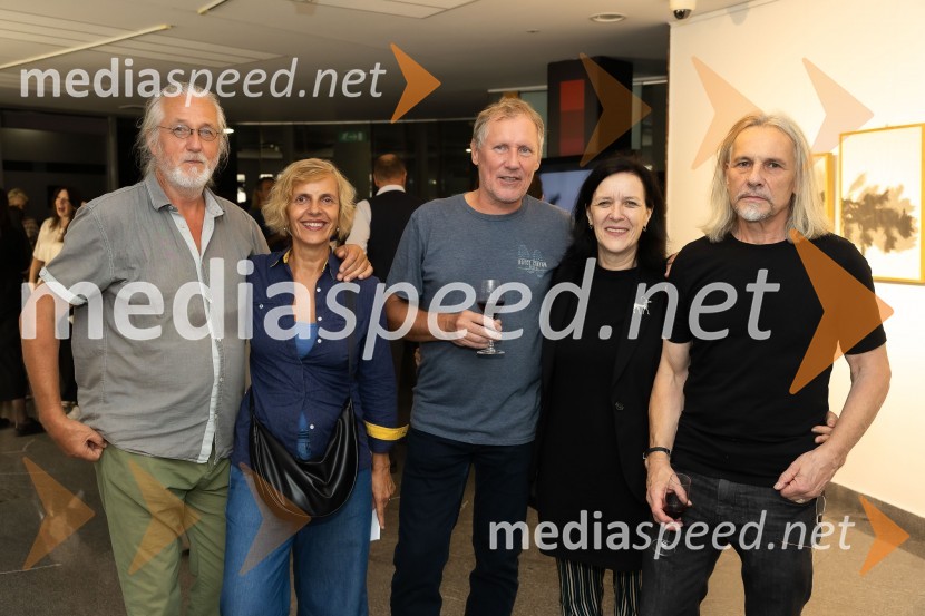  Marjan Dogša, mojster tai ji quan;  Apolonija Simon, umetnica;  Aleksij Kobal, slikar in glasbenik;  Bojana Žohar;  Jurij  Kalan, slikarOdprtje razstave Črno na belem akademske slikarke Tine Konec, Generali galerija