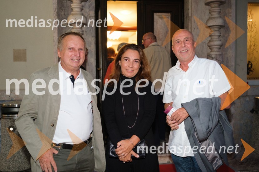  Marko Jenšterle;  Nuša Ekar, novinarka;  Božo Grlj, režiserZadnji Hamlet, premiera, Prešernovo gledališče Kranj