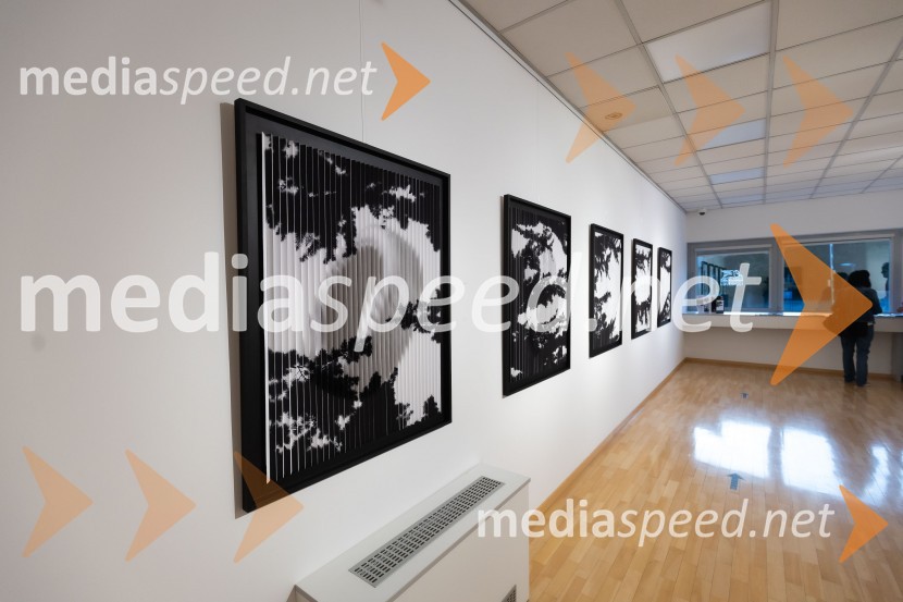 Odprtje razstave Črno na belem akademske slikarke Tine Konec, Generali galerija