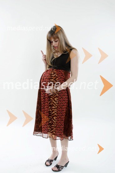 Živa Vadnov, Miss Slovenije 2004 in manekenkaŽiva Vadnov o svoji nosečnosti