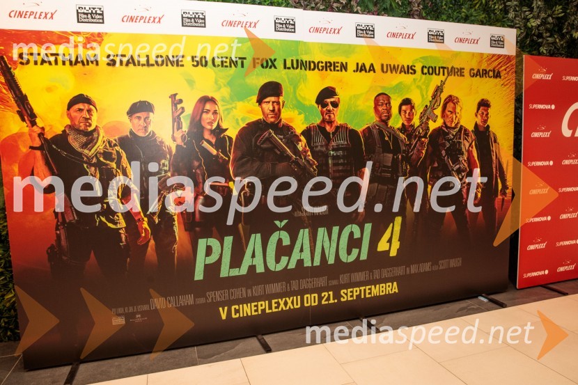 Action Night s filmom Plačanci 4 v Cineplexx Ljubljana
