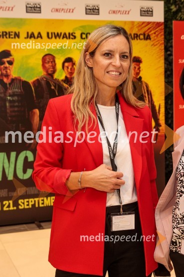  Viktorija Martinović, CineplexxAction Night s filmom Plačanci 4 v Cineplexx Ljubljana