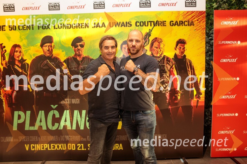  Rok Cvetkov, kaskader;  ... Action Night s filmom Plačanci 4 v Cineplexx Ljubljana