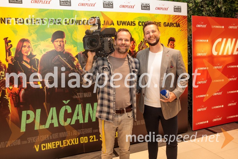  ... ;  Alen Podlesnik, moderator, novinar POP TVAction Night s filmom Plačanci 4 v Cineplexx Ljubljana