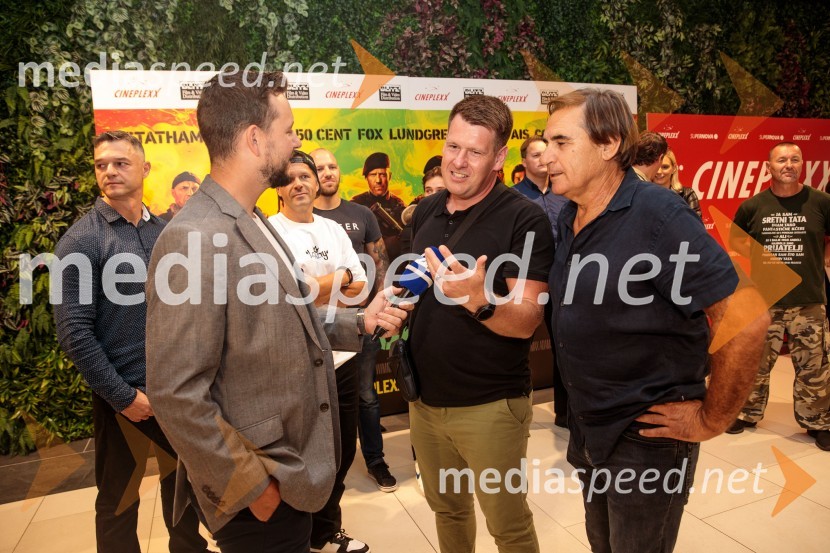  Alen Podlesnik, moderator, novinar POP TV;  ... ;  Rok Cvetkov, kaskaderAction Night s filmom Plačanci 4 v Cineplexx Ljubljana