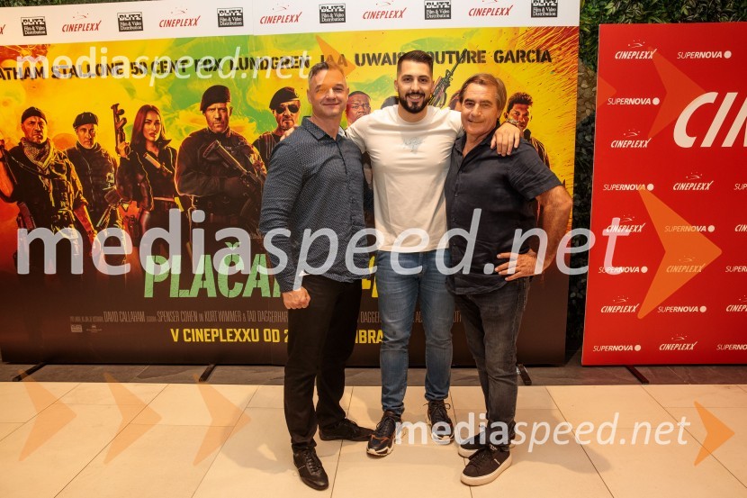  ... ;  Challe Salle, glasbenik, raper;  Rok Cvetkov, kaskaderAction Night s filmom Plačanci 4 v Cineplexx Ljubljana